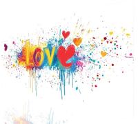 Tappetino Mouse XXL 800x400mmGraffitiTappetino Mouse Gaming Colore con Bordi Cuciti Rinforzati, Grande Desk Mat Superficie Liscia, Base Gomma Antiscivolo, Sottomano Scrivania Design Resistentea-1966