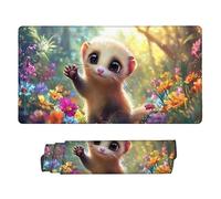 Tappetino Mouse XXL 900 x 400 mm- Tappetino Mouse Gaming Animali carini Mousepad- Controllo Preciso Migliora la Velocità e la Precisione- Tenuta Stabile- Lavabile- Accessori Scrivania i-458