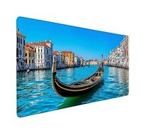Tappetino Mouse XXL 900 x 400 mm - Tappetino Mouse Gaming Città Dell'Acqua Di Venezia Mousepad - Controllo Preciso del Mouse Migliora la Velocità e la Precisione - Accessori Scrivania - Regali y-1119