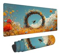 Tappetino Mouse XXL 900 x 500 mm Fiori Mousepad Gaming Desk Mat, e-280