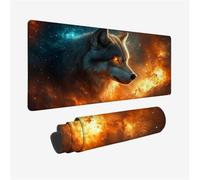 Tappetino Mouse XXL 900x300x3mm, Lupo Tappetino Mouse, Fantasia Tappetino Scrivania Superficie Speciale, Migliora la Precisione Mousepad Accessori Gaming impermeabile e antiscivolo per Computer, PC