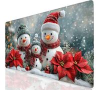 Tappetino Mouse XXL 900x400x3mm, Natale Tappetino per Mouse Inverno Mousepad, Sottomano Scrivania Accessori Gaming, Migliora Precisione e Velocità, Tappeto Scrivania Antiscivolo, Ufficio Regalo YG-20