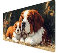 Tappetino Mouse XXL 900x400x3mm,Tappetino Mouse arancione,Impermeabile cane Scrivania Desk Mat con Bordi Cuciti e Base Antiscivolo Accessori Scrivania,per Scrivania Computer,Laptop,Regalo Uomo F1-404