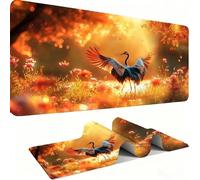 Tappetino Mouse XXL, 900x400x3mm Tappetino Mouse Gaming, Mouse Pad con Base in Gomma Antiscivolo, Impermeabile Mousepad, Mouse Pad Grande con Bordi Cuciti per Taglia Ampia （Bellissima Gruna） j0xk-424