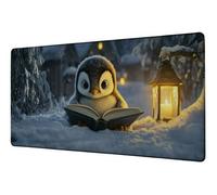 Tappetino Mouse XXL 900x500 mm Mouse Pad Animale Sottomano Scrivania Libro Mousepad Accessori Gaming Desk Mat per Migliorare Velocità Tappetini Gaming, per Ufficio Casa Computer Lavoro Gioco D-11