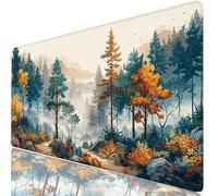 Tappetino Mouse XXL Albero 120x1104 cm Mousepad Bue Sottomano Scrivania Gaming, Base in Gomma Antiscivolo, Bordi Cuciti Rinforzati, Tappeto Mouse Grande per PC Desktop, Migliora Precisione H0-1045