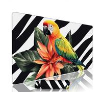 Tappetino Mouse xxl Animale Mouse Pad Gaming Accessori Scrivania Grande Tappetino Tastiera e Compute 1000x500x3mm Sottomano Scrivania Pappagallo Pad PC Waterproof con Base in Gomma Antiscivolo w-7702
