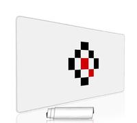 Tappetino Mouse xxl Bianco Mouse Pad Gaming Accessori Scrivania Grande Tappetino Tastiera e Compute 1000x500x3mm Sottomano Scrivania Astratto Pad PC Waterproof con Base in Gomma Antiscivolo w-6310