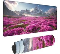 Tappetino Mouse xxl Gaming 1000 x 500, Rosa Tappetino per Mouse Paesaggio Tappetino Mouse Gaming, Migliora Precisione e Velocità, Tappetino Pc Scrivania per Ufficio e Gaming Decorazione Regalo 2-6