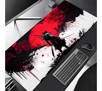 Tappetino Mouse XXL Gaming 1200x600x2mm Luna Rossa, Grande tappetino Scrivania, Superficie Liscia Migliora la Precisione e la Velocità, mouse pad per Computer, Laptop