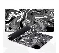 Tappetino Mouse XXL Gaming 600x300x2mm Linea curva, Grande tappetino Scrivania, Superficie Liscia Migliora la Precisione e la Velocità, mouse pad per Computer, Laptop