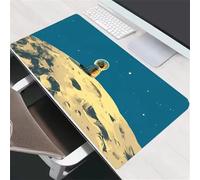 Tappetino Mouse XXL Gaming 900x300x2mm Cielo Luna, Grande tappetino Scrivania, Superficie Liscia Migliora la Precisione e la Velocità, mouse pad per Computer, Laptop