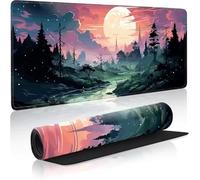 Tappetino Mouse XXL Gaming 900x300x2mm Palude Verde, Grande tappetino Scrivania, Superficie Liscia Migliora la Precisione e la Velocità, mouse pad per Computer, Laptop