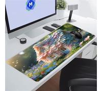 Tappetino Mouse XXL Gaming Casa Sogni Tappetino per Mouse Grande 600x300x3 mm Mouse Pad Grandi Migliora la velocità e la precisione Lavabile Tappetino Scrivania per Ufficio e casa