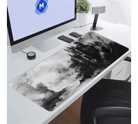 Tappetino Mouse XXL Gaming Città Pittura Inchiostro Tappetino per Mouse Grande 700x300x3 mm Mouse Pad Grandi Migliora la velocità e la precisione Lavabile Tappetino Scrivania per Ufficio e casa