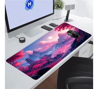 Tappetino Mouse XXL Gaming Paesaggio Giapponese Tappetino per Mouse Grande 1200x600x3 mm Mouse Pad Grandi Migliora la velocità e la precisione Lavabile Tappetino Scrivania per Ufficio e casa