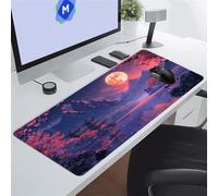 Tappetino Mouse XXL Gaming Paesaggio Giapponese Tappetino per Mouse Grande 700x300x3 mm Mouse Pad Grandi Migliora la velocità e la precisione Lavabile Tappetino Scrivania per Ufficio e casa