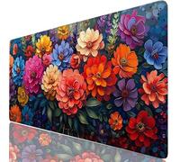 Tappetino Mouse XXL Lavanda 70x1114 cm Mousepad Fiore Sottomano Scrivania Gaming, Base in Gomma Antiscivolo, Bordi Cuciti Rinforzati, Tappeto Mouse Grande per PC Desktop, Migliora Precisione H0-1075