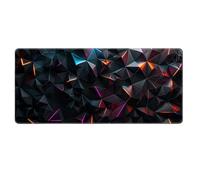 Tappetino Mouse XXL Professionale Arte Geometrica Tappeto Extra Grande per Computer Portatile PC Superficie Scorrevole Cuciture Resistenti Antiscivolo Gaming Ufficio Casa