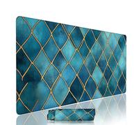 Tappetino Mouse xxl Reticolo Mouse Pad Gaming Accessori Scrivania Grande Tappetino Tastiera e Compute 1200x600x3mm Sottomano Scrivania Moderno Pad PC Waterproof con Base in Gomma Antiscivolo w-11879