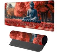 Tappetino Mouse XXL Statua, Tappetino Scrivania Grande 1600x800x3mm Albero, Mouse Pad con Base in Gomma Antiscivolo, Accessori Gaming, Sottomano Scrivania con Bordi Cuciti, per PC, Laptop B-7712