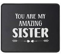 Tappetino Mouse You Are Amazing Sister Unique Mouse Pad Multifunzione Tappetino Scrivania Impermeabile Mousepad per Casa Laptop Ufficio 25X30CM