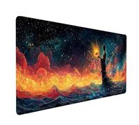 Tappetino Mouse zen Impermeabile Tappetino Scrivania 160 x 80 x 0.3 cm Astratto Mousepad Bordi Cuciti Migliorare la Precisione e la Velocità, Decorare Sottomano Scrivania per Ufficio Casa model-4600
