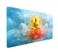 Tappetino Mouse zen Impermeabile Tappetino Scrivania 160 x 80 x 0.3CM Nuvola Mousepad Bordi Cuciti Migliorare la Precisione e la Velocità, Decorare Sottomano Scrivania per Ufficio Casa model-7660