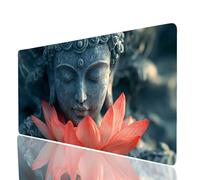 Tappetino Mouse Zen Tappetino Mouse xxl 70x30x0.3cm Mousepad Fiore Cucire i Bordi Migliorare la Precisione e la Velocità Mousepad per Scrivania Gaming Tastiera Wireless Pc Portatile Regalo Model-4315