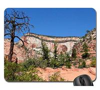Tappetino Mouse, Zion National Park Utah USA Rock Formation Red Gaming Tappetino Mouse Antipolvere Tappetino Mouse Gaming Antiscivolo Tappetini per Il Mouse da Gioco per Ufficio Laptop 25X30Cm