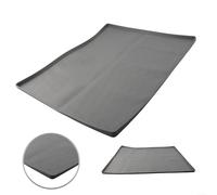 Tappetino multiuso in silicone per frigoriferi, protegge i tappeti dalle perdite degli elettrodomestici (60 x 50 cm, grigio)