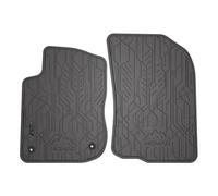 FROGUM NOMAD Tappetini in gomma anteriori per tutte le stagioni per Peugeot 2008 I 2013-2019, per Peugeot 208 I 2012-2019 | Materiale resistente | Bordo protettivo di 1,5 cm