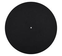 Tappetino nero da 3 mm per giradischi Viny - Per riduzione statica e qualità del suono più chiara (30,5 cm)