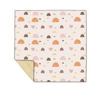 Tappetino Paraspruzzi Da 130 X 130 Cm Per I Pasti Dei Bambini I Pasticci Cibo Sui Pavimenti In Piastrelle Legno Duro Per Seggiolone A Prova Fuoriuscite