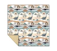 Tappetino Paraspruzzi Da 130 X 130 Cm Per I Pasti Dei Bambini I Pasticci Cibo Sui Pavimenti In Piastrelle Legno Duro Per Seggiolone A Prova Fuoriuscite