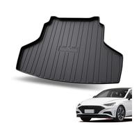 Tappetino Passante per Bagagliaio per Hyundai Sonata 11th Generation 2024, 3D Specifica in TPE Inferiore Proteggi Bagagliaio Auto Impermeabile