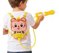 Tappetino per acqua, accessorio rimovibile tipo battaglia da spiaggia, con zaino e giocattoli acquatici, animali animati, per bambini e ragazze, piscina all'aperto
