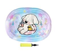 Tappetino per acqua da gioco per gatti - tappetino rinfrescante per gatti con pompa ad aria, sensore anti-artiglio per acqua | gioco al coperto ed esterno