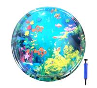 Tappetino Per Acqua Per Gatti - Gonfiabile Per Il Raffreddamento Sensoriale, Tappetini Da Gioco Per Acque Per Animali Addensati, Tappetin Per Esercizi Interattivi | Tappetino Per Acqua Di Raffr