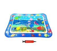 Tappetino per acqua per gatti | Tappetino da gioco gonfiabile acquatico 66 x 47 cm | Cuscino impermeabile raschiatore interattivo rinfrescante per gattini interni ed esterni