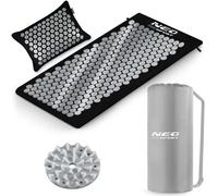 Tappetino per agopressione con punte Neo-Sport NS-903, nero e argento