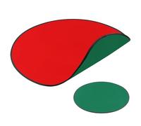Tappetino per albero di Natale, tappetino per albero di Natale - Tappetino rotondo impermeabile per protezione del pavimento - Tappeto da pavimento rosso e verde per sotto l'albero, invernale