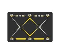 Tappetino per allenamento di calcio | Tappetino da allenamento per basket, tappetino Agile portatile antiscivolo silenzioso per giovani sportivi portieri 90x60 CM