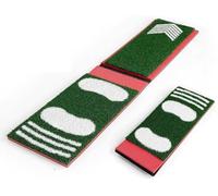 Tappetino per allenamento in interni ed esterni, tappetino da baseball con tumulo in gomma e tappeto erboso resistente, 137,2 x 30,5 cm, ideale per principianti e giovani giocatori