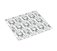 Tappetino Per Asciugare Cool Llama Glasses Hipster Cucina Stuoia Facile Da Pulire Reversibile Tappetini Per Posate, Per Scolapiatti, Soggiorno, Lavello, 41x46cm