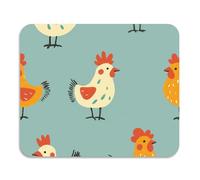 Tappetino per asciugare i piatti, ad asciugatura rapida, assorbente, con pollo, colore blu, 60 x 50 cm