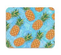 Tappetino per asciugare i piatti con frutta blu e ananas con pittura artistica panno assorbente in microfibra tappetino di terra diatomacea tappetino cucina bancone 60 x 50 cm