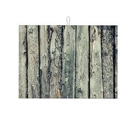 Tappetino per asciugare i piatti in finto legno, piccolo, grande, 18 x 24 pollici