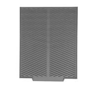 Tappetino per asciugare i piatti in silicone resistente al calore antiscivolo tappetino da banco tovaglietta da tavolo da per drenaggio dei piatti protezione dal calore grigio