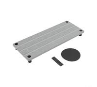 Tappetino per asciugare il lavello in terra di diatomee, assorbe l'acqua in modo efficiente, base antiscivolo per stabilità (grigio medio)
